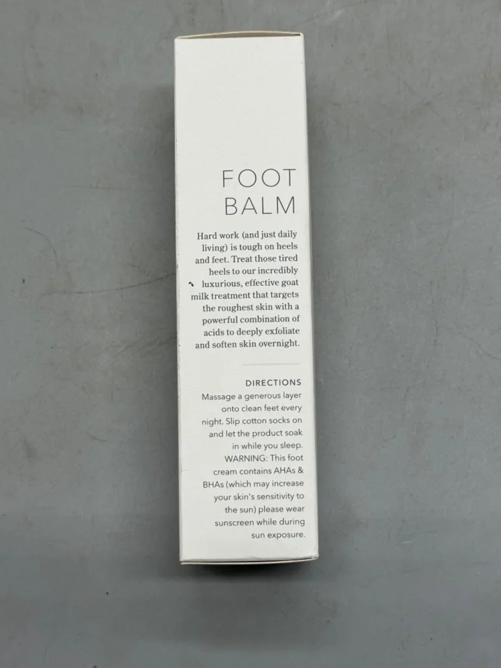 Beekman 1802 Pure Goat Milk Foot Balm 3.55 Fl Oz Softens Feet & Heels Overnight